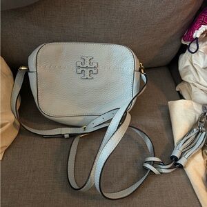 Tory Burch Light Gray Crossbody Bag